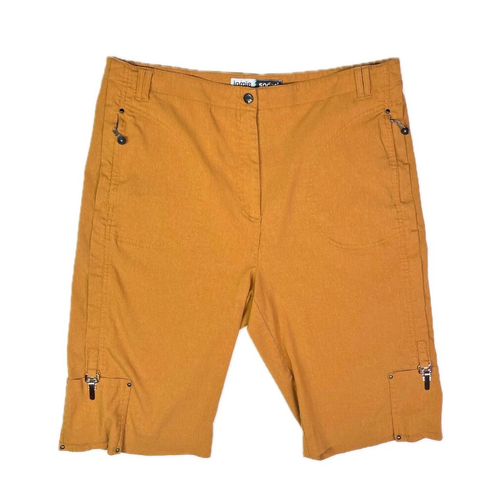 Jamie Sadock Size 16 Cinnamon Brown Shorts Golf *Flaw